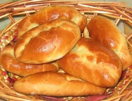 пирожки +с капустой +и яйцом