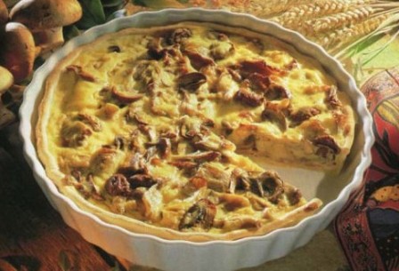 пирог с грибами