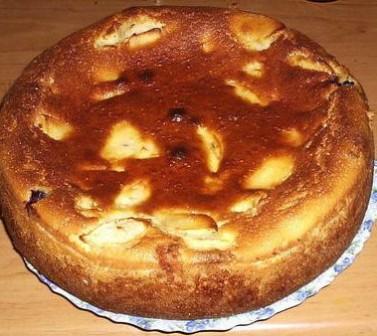 Пирог с творогом и медом 