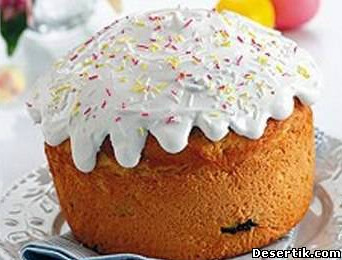 Кулич с коньяком 
